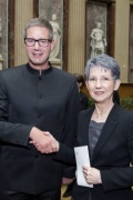 v.li. Dirigent Andreas Penninger MA und Nationalratspräsidentin Barbara Prammer