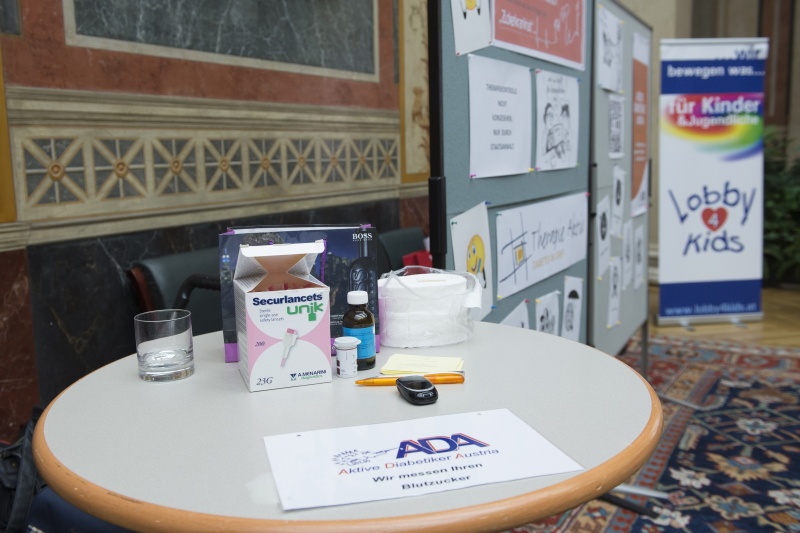 Blutzucker-Teststation