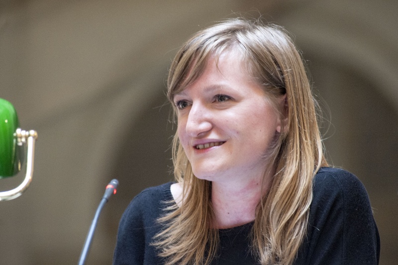 Vorsitzende der Bundesjugendvertretung Laura Schoch am Wort