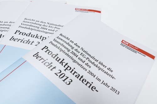 Informationsbroschüre - Produktpirateriebericht 2013