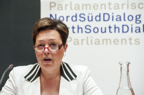 Nationalratsabgeordnete Claudia Durchschlag (V) berichtet aus dem Arbeitskreis