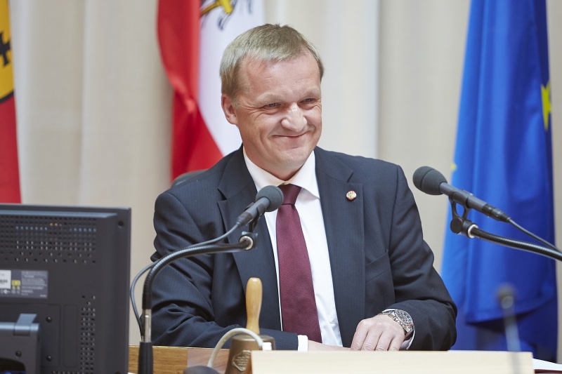 Bundesratspräsident Michael Lampel (S)