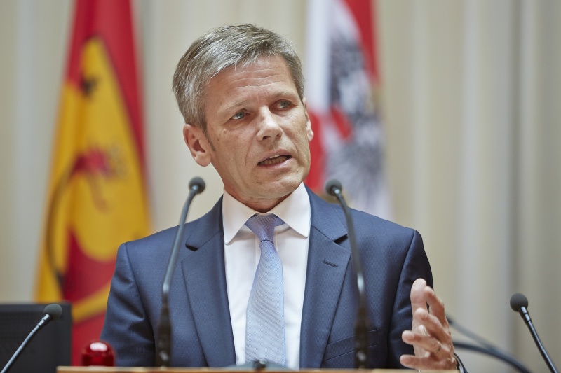 Kulturminister Josef Ostermayer (S) am Rednerpult