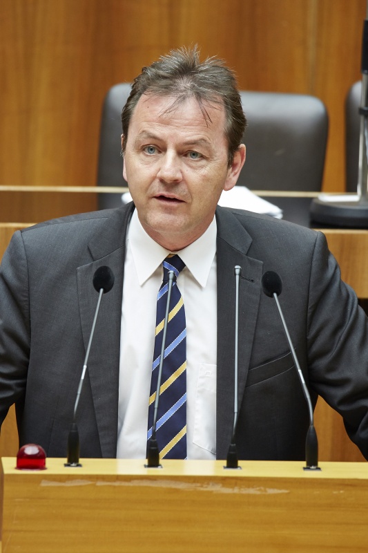 Nationalratsabgeordneter Nikolaus Berlakovich (V) am Rednerpult