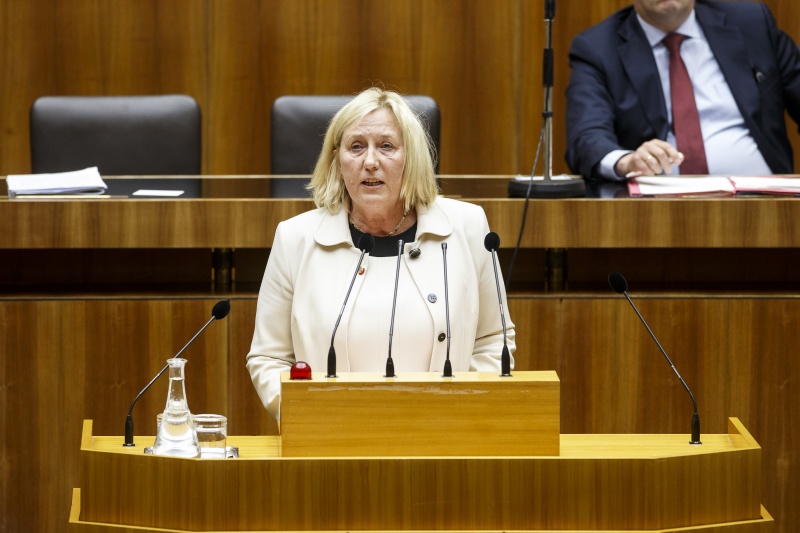 Nationalratsabgeordnete Marianne Gusenbauer-Jäger (S) am Rednerpult