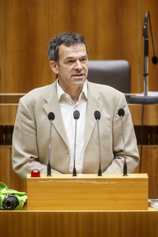 Nationalratsabgeordneter Georg Willi (G) am Rednerpult