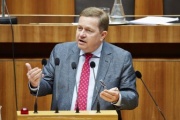 Nationalratsabgeordneter Werner Amon (V) am Rednerpult