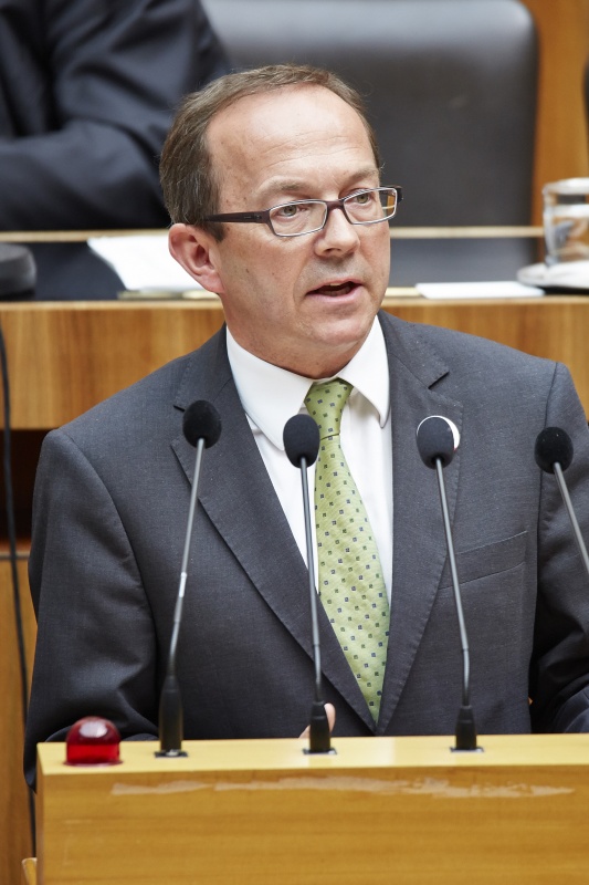 Nationalratsabgeordneter Peter Haubner (V) am Rednerpult