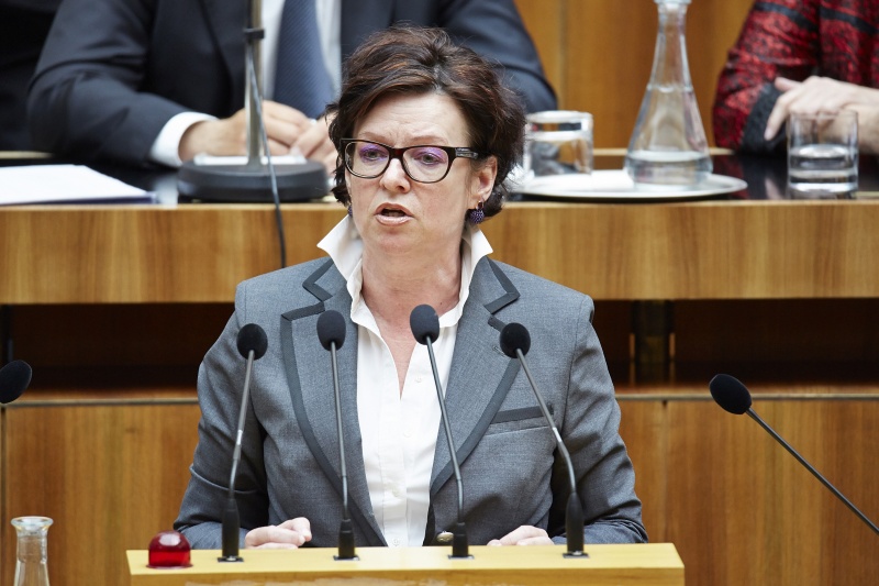 Nationalratsabgeordnete Gabriele Tamandl (V) am Rednerpult