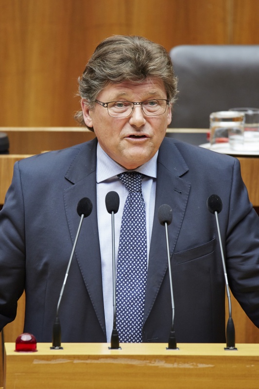Nationalratsabgeordneter Rainer Wimmer (S) am Rednerpult
