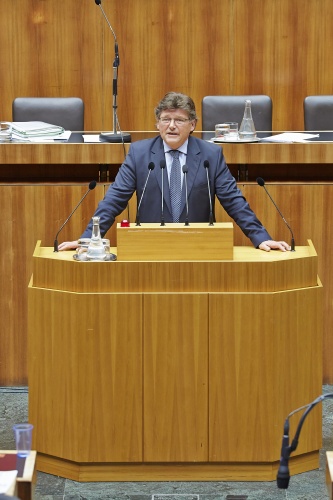 Nationalratsabgeordneter Rainer Wimmer (S) am Rednerpult