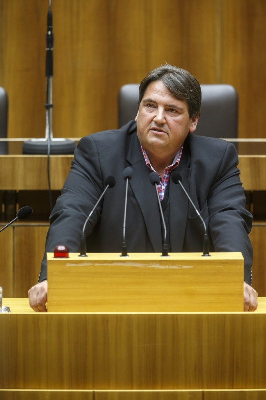 Nationalratsabgeordneter Josef Muchitsch (S) am Rednerpult