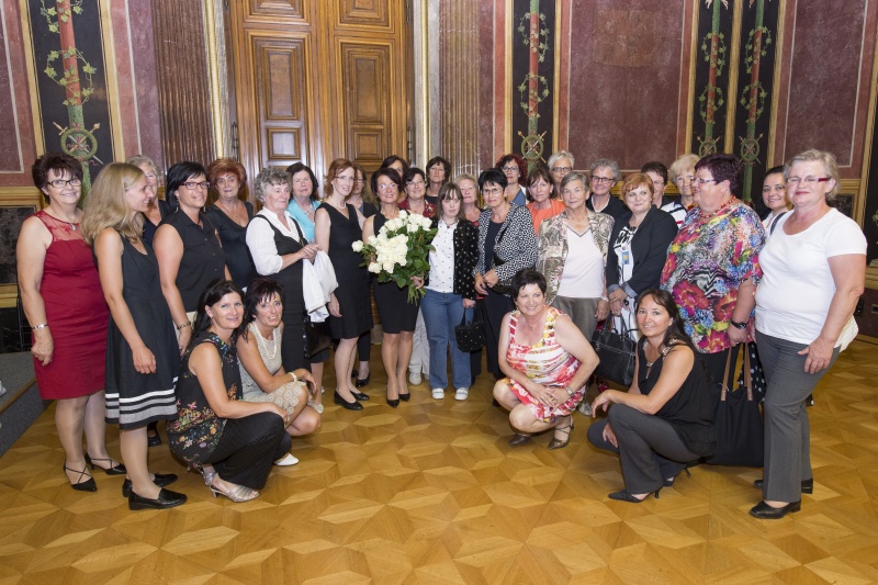 Bundesratspräsidentin Ana Blatnik (S) mit Kärntner SPÖ Frauen