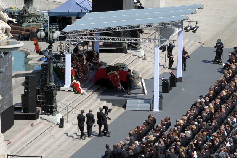 Bundesratspräsidentin Ana Blatnik bei ihrer Ansprache