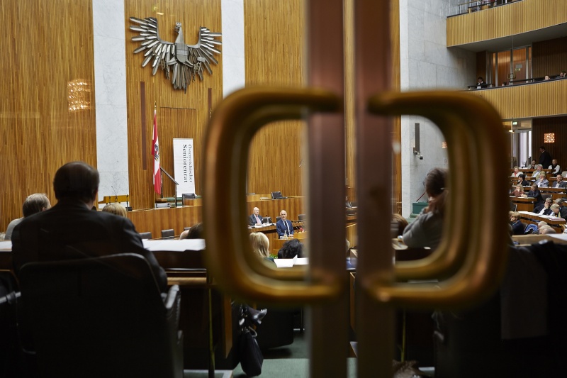 Präsident des Rechnungshofes Josef Moser am Rednerpult