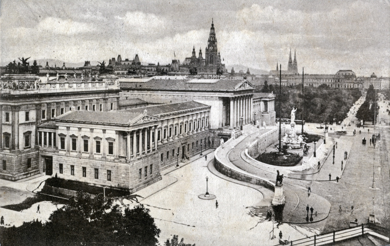 Militär-Rekonvaleszenten-Anstalt im Reichsrats-Gebäude