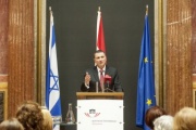 Präsident der Israelischen Knesset Yuli-Yoel Edelstein bei seiner Ansprache