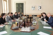 Aussprache mit den außenpolitischen Sprechern der Parlamentsfraktionen des österreichischen Nationalrates