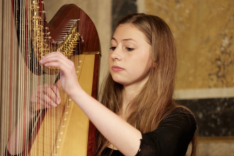 Musikalische Umrahmung durch Judith Quincy Meriel Crow