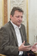 Leiter ORF Osteuropabüros Ernst Gelegs am Wort