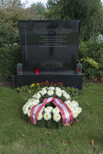 Grabmal von Leopold Gratz