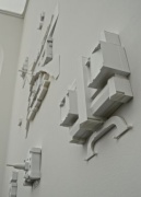 Modell des Österreichischen Parlamentsgebäudes in der Ausstellung