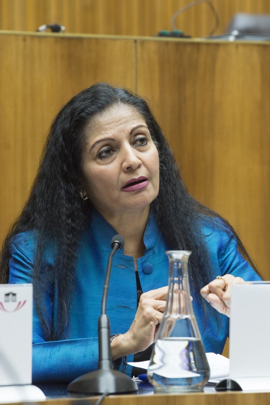 United Nations Assistant Secretary-General, Deputy Executive Director of UN Women Ms Lakshmi Puri am Wort