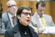Richterin am EUGH für Menschenrechte Elisabeth Steiner bei ihrem Impulsreferat