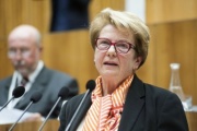Präsidentin des Dachverbandes Hospiz Österreich Waltraud Klasnic bei ihrem Impulsreferat
