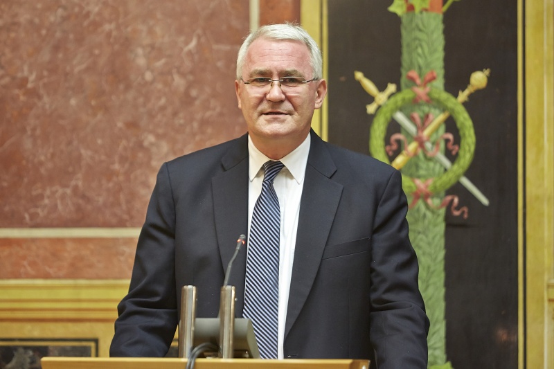 Martin Graf bei seiner Rede