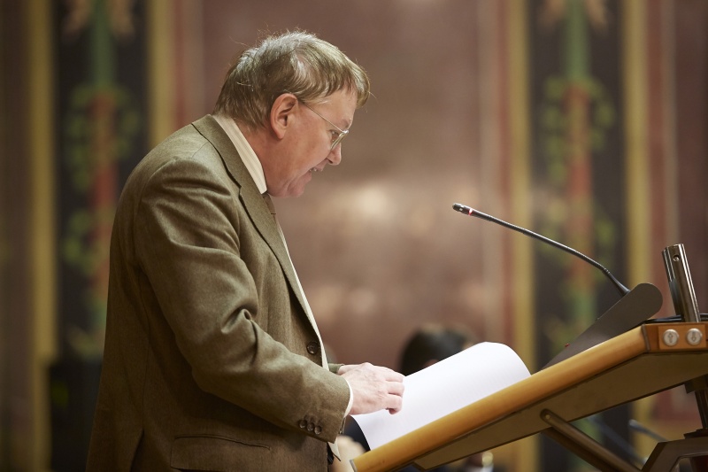 Rechtsanwalt Roland Kleinhenz bei seinem Vortrag