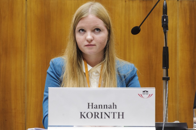 Hannah Korinth beim Panel 3