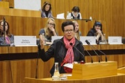 Nationalratsabgeordnete Tanja Windbüchler-Souschill (G) am Rednerpult