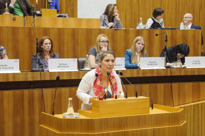 Elisabeth Schaffelhofer-Garcia Marquez am Wort