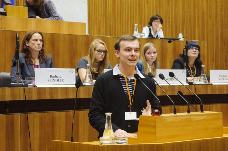 Daniel Preglau am Rednerpult