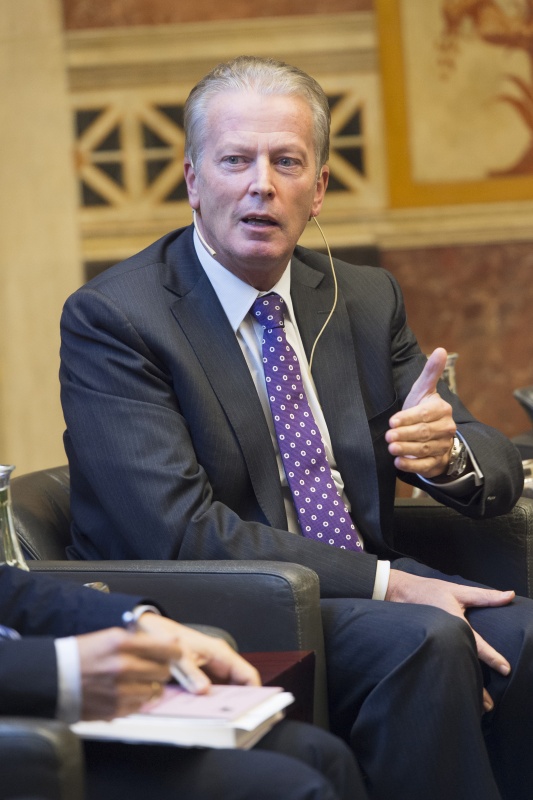 Am Podium Vizekanzler Reinhold Mitterlehner (V) am Wort