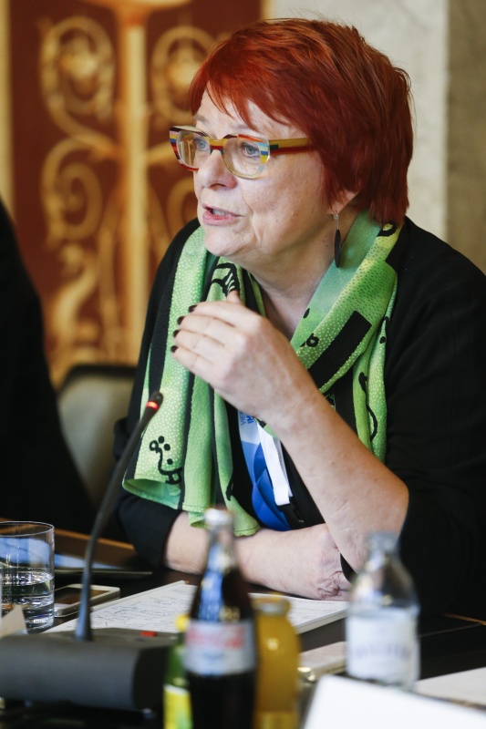 PNND Co-President Tarja Cronberg am Wort