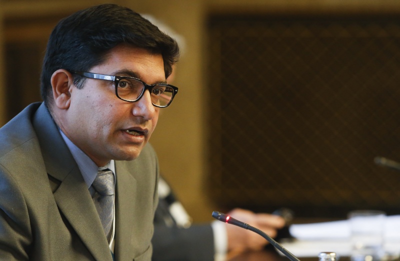 Veranstaltungsteilnehmer am Wort