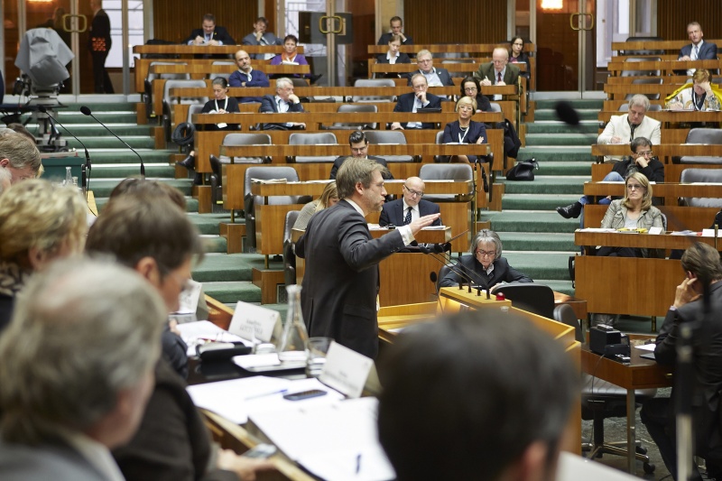 Caritas Österreich Alexander Bodmann am Rednerpult