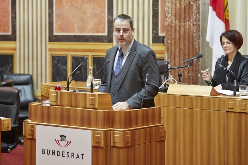 Wirtschaftskammer Österreich Alfred Freundlinger am Rednerpult