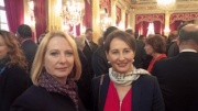 v.li.: Nationalratspräsidentin Doris Bures (S) und die französische Ministerin für Umwelt und Energie Ségolène Royal