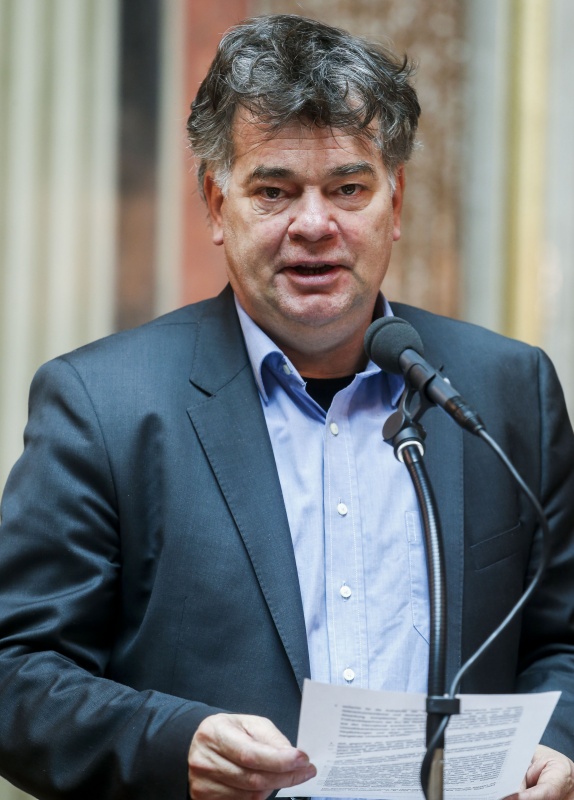 Nationalratsabgeordneter Werner Kogler (G) am Wort