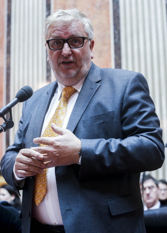 Nationalratsabgeordneter Christoph Matznetter (S) am Wort