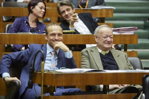 v.li.: Nationalratsabgeordneter Wolfgang Gerstl (V) und Andreas Khol