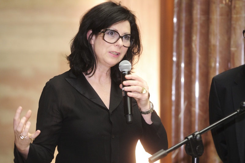 Künstlerin Eva Schlegel am Wort