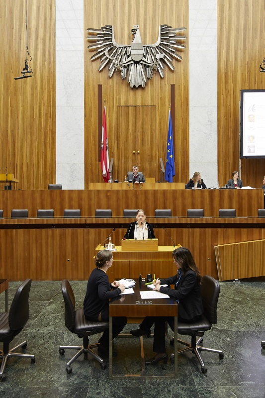 Buergerin, Marlen Ondrejka am Rednerpult