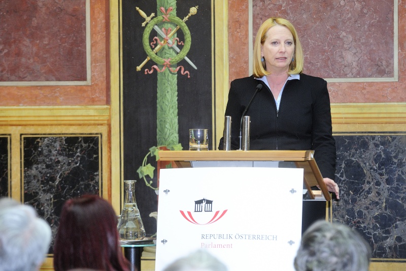 Nationalratspräsidentin Doris Bures (S) am Wort