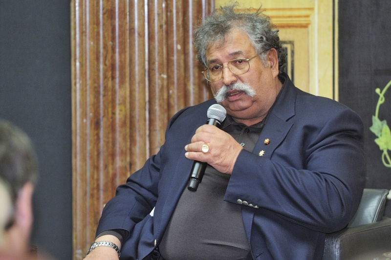 Obmann Kulturverein Österreichischer Roma Rudolf Sarközi am Wort