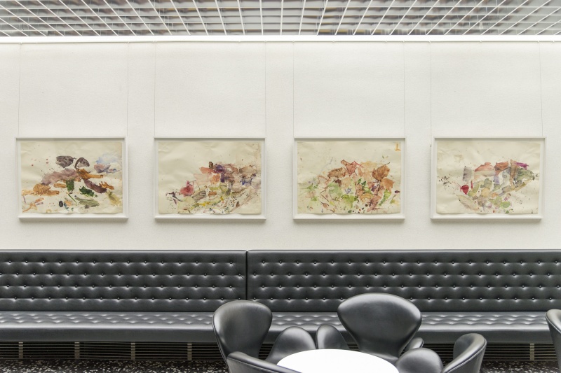 Pressezentrum. Martha Jungwirth - Ohne Titel, aus der Serie Istrien