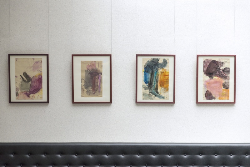 Pressezentrum. Martha Jungwirth - Ohne Titel aus der Serie Herzflimmern